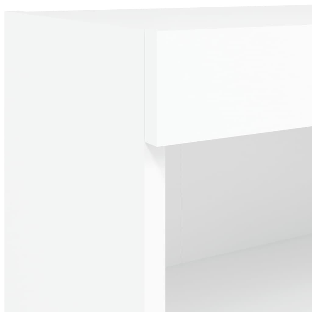 TV Cabinets with LED Lights 2 pcs White 80x30x30 cm Price