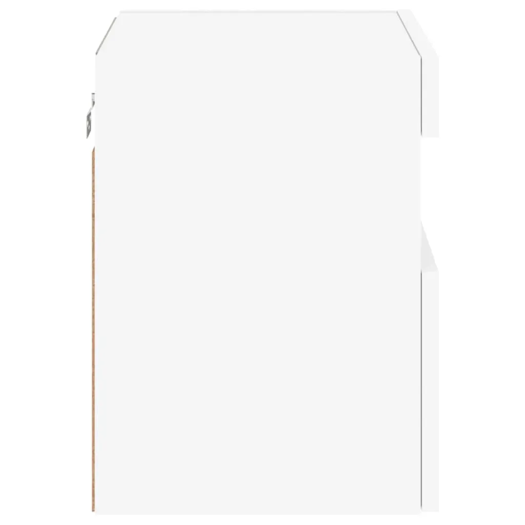 TV Wall Cabinets with LED Lights 2 pcs White 40x30x40 cm Price
