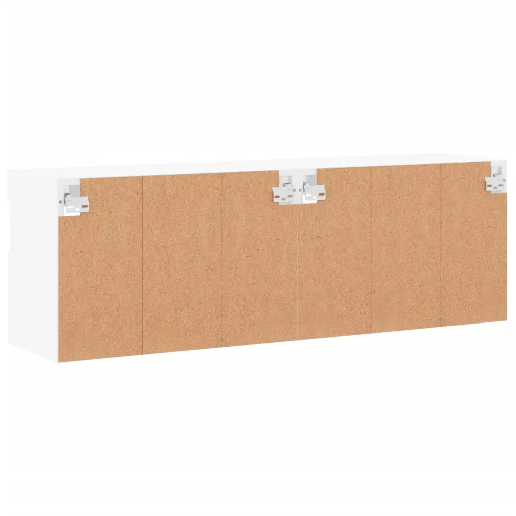 TV Wall Cabinets with LED Lights 2 pcs White 60x30x40 cm Price