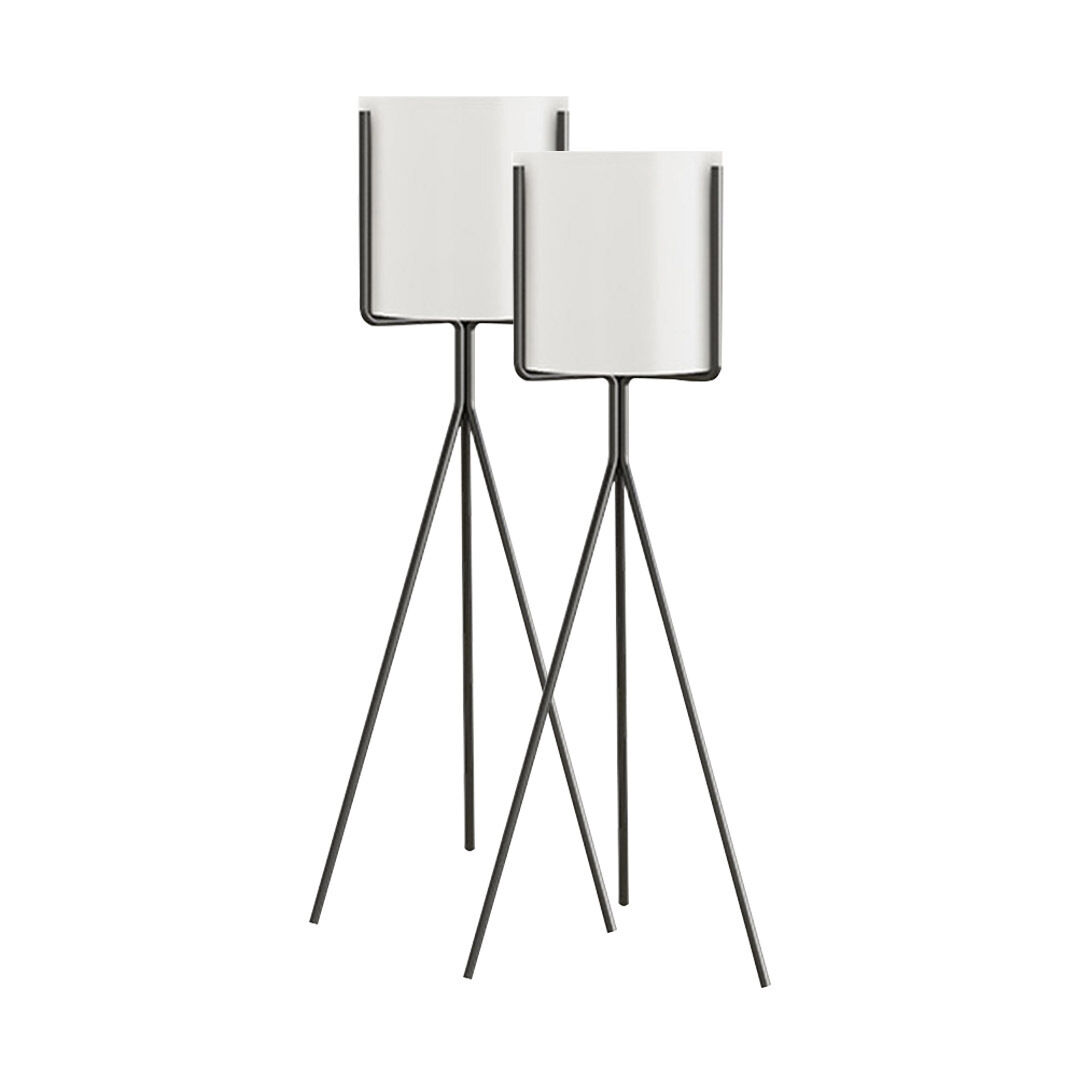 4x 80cm tripod flower pot plant stand with white flowerpot holder rack indoor display Price