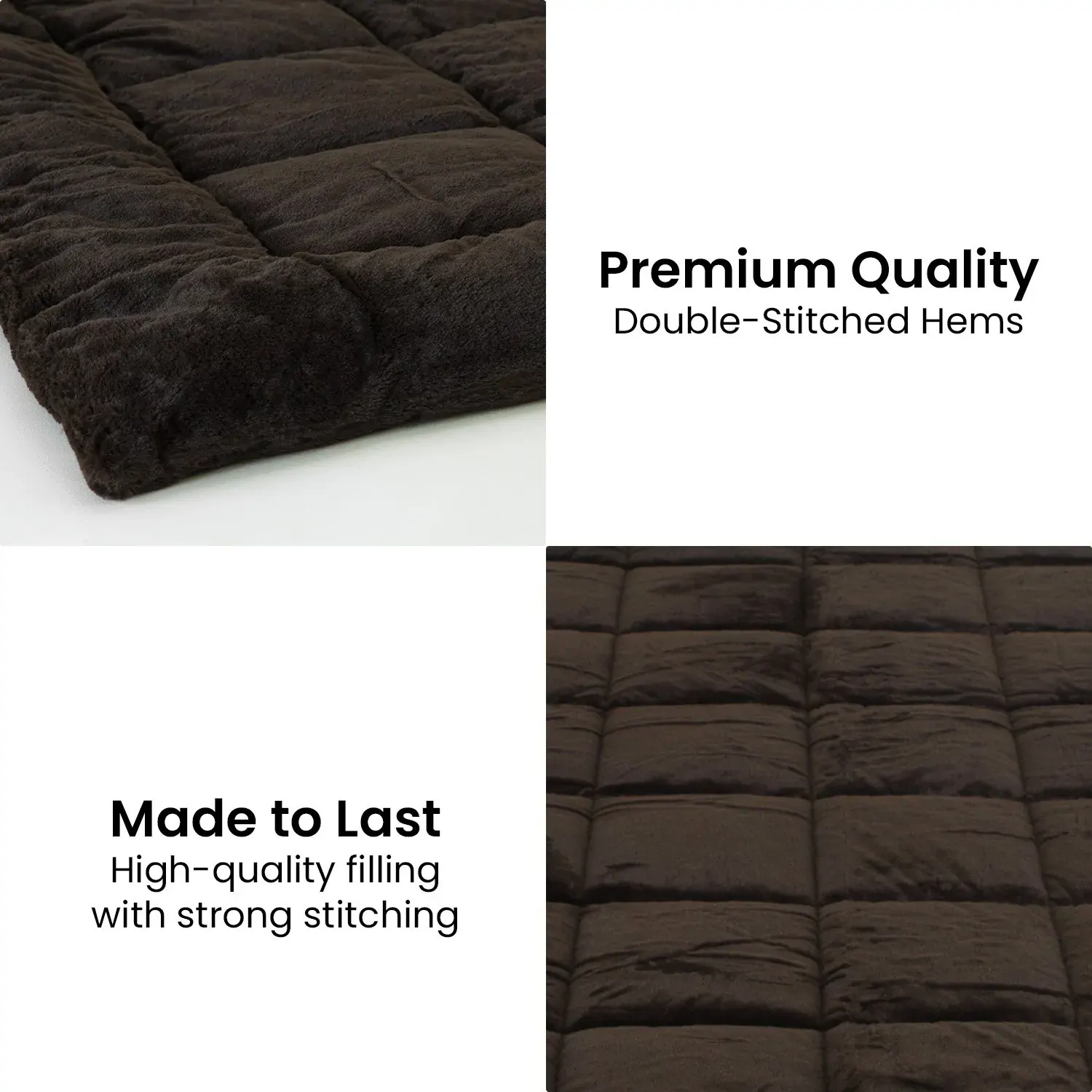 Hill 500GSM Faux Mink Quilt Comforter Doona Price