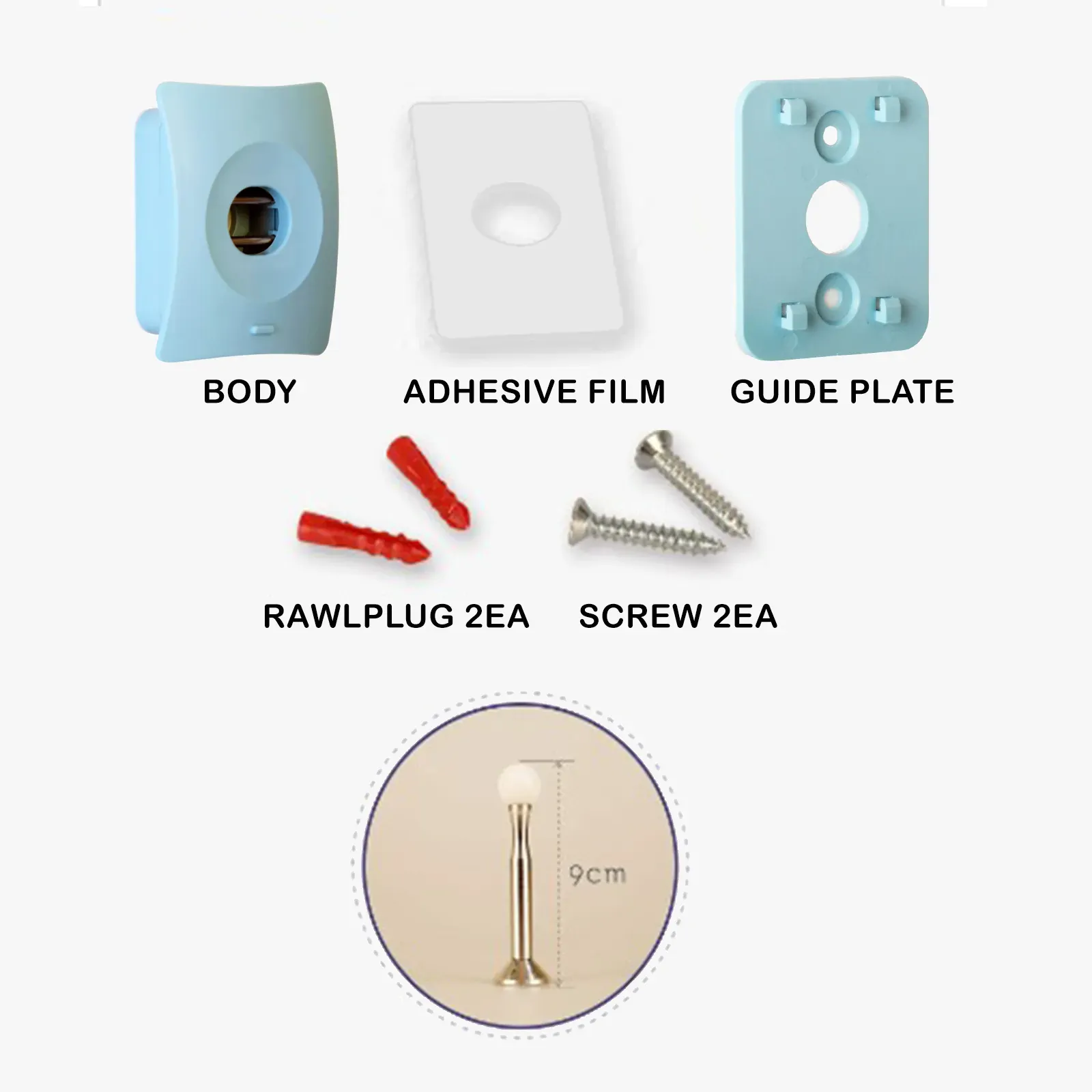 Catchhole Door Stopper Wall Mount Door Stop Adhesive Catch Hole Advanced Price