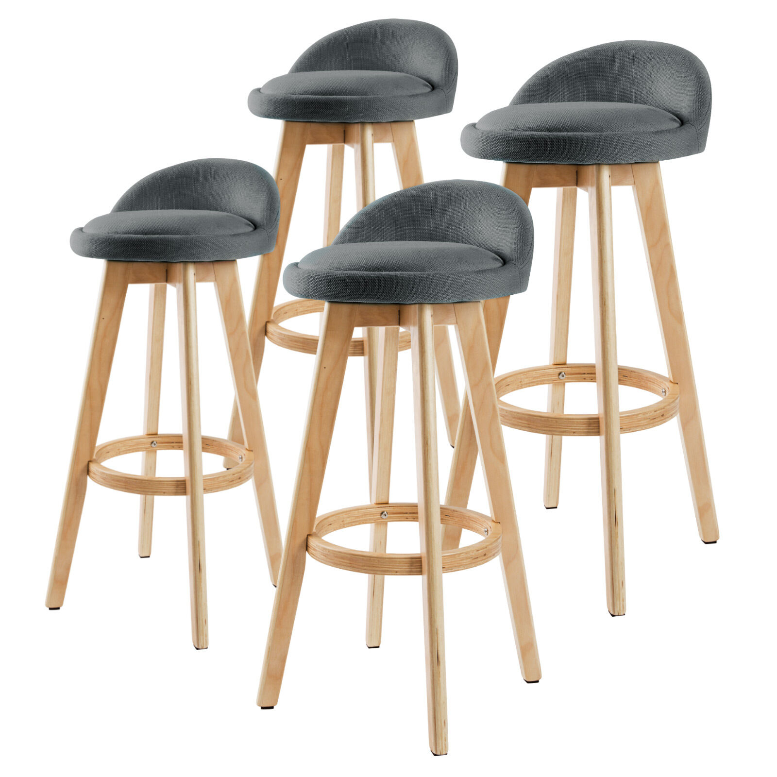 La Bella Wooden Bar Stool Leila Fabric Price
