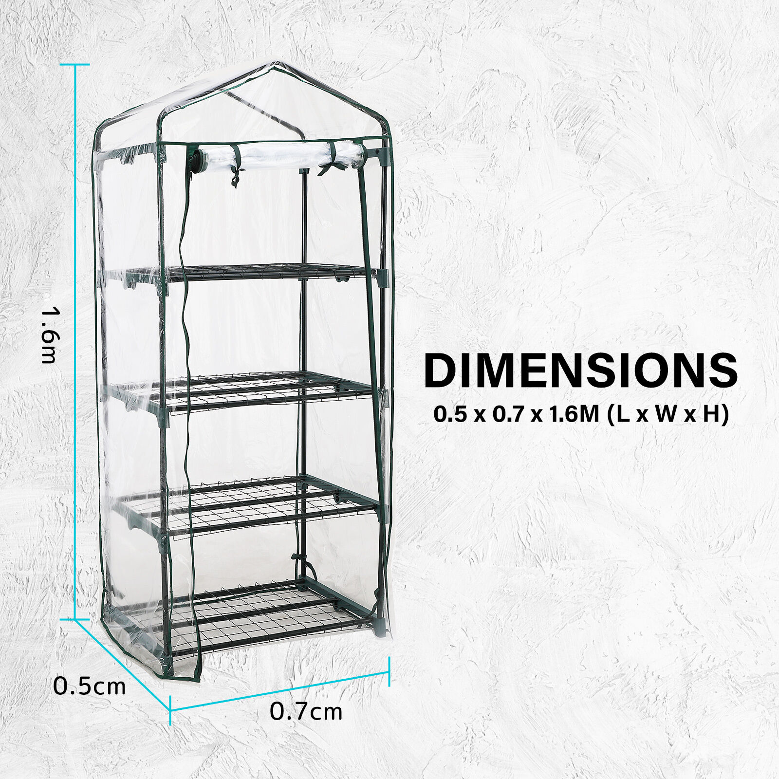 Home Ready Apex Mini Garden Greenhouse Shed PVC Cover Only Price