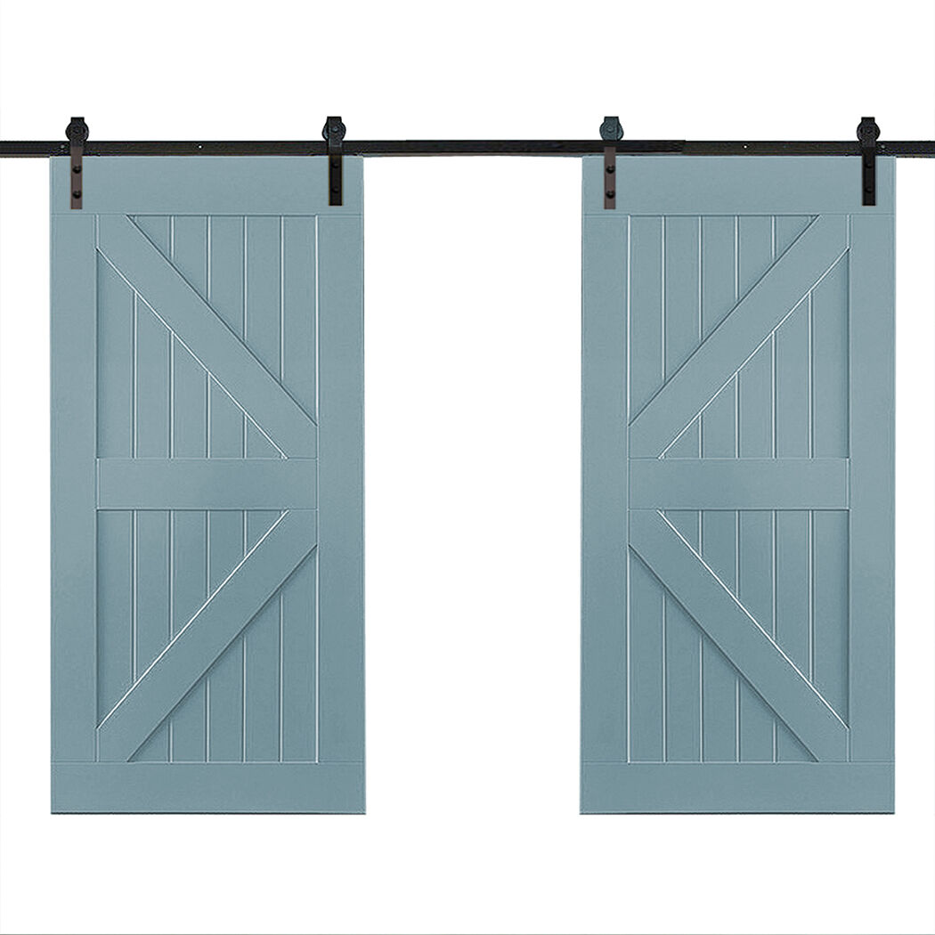 Antique Classic Style Barn Door Hardware Track Roller Kit Price