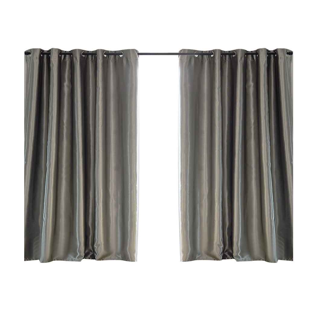 2X Blockout Curtains Blackout Curtain Bedroom Window Eyelet Price