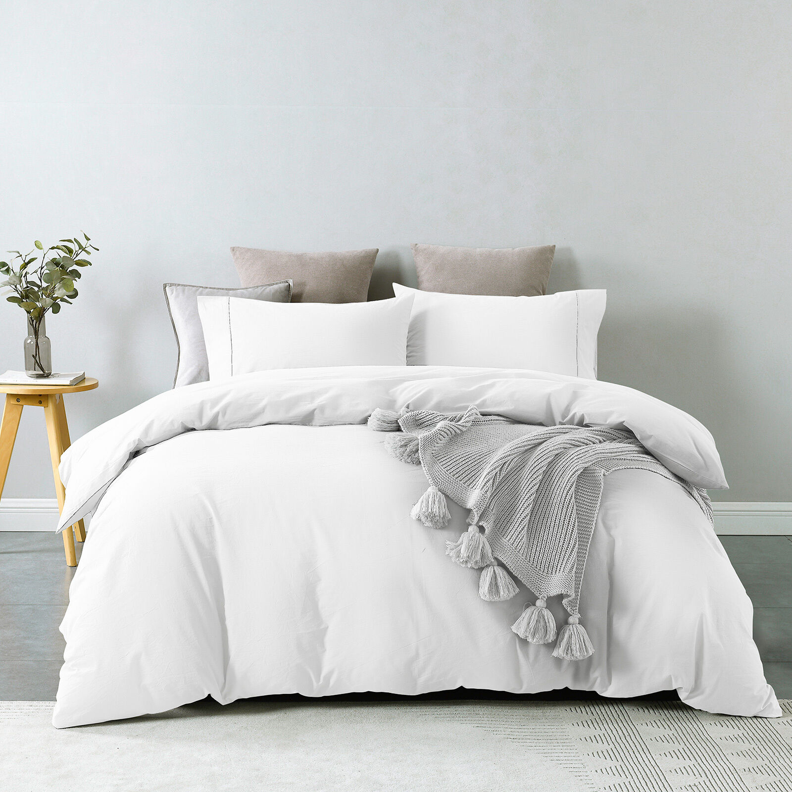 Royal Comfort Vintage Washed 100 % Cotton Quilt Cover Set Price