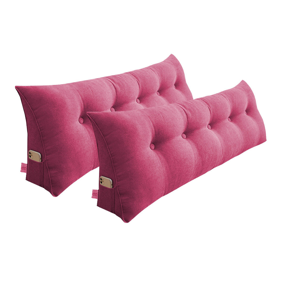 Triangular Wedge Bed Pillow Headboard Backrest Bedside Tatami Cushion Home Decor Price