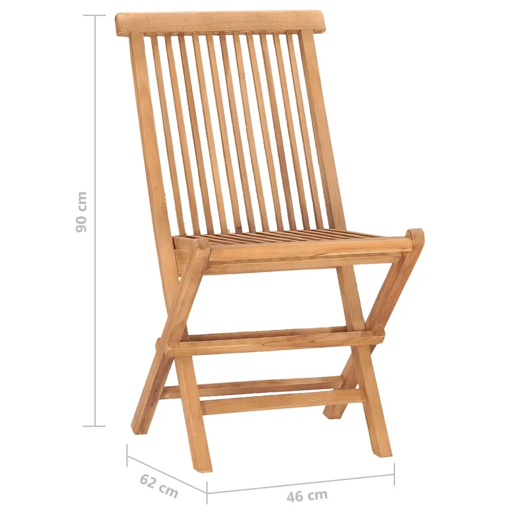 3 Piece Folding Outdoor Dining Set Solid Wood Teak Price