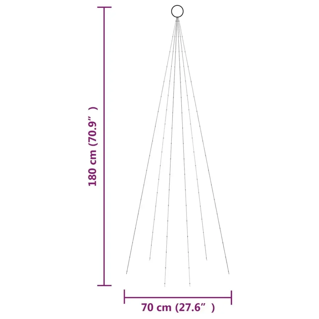 Christmas Tree on Flagpole LEDs Price