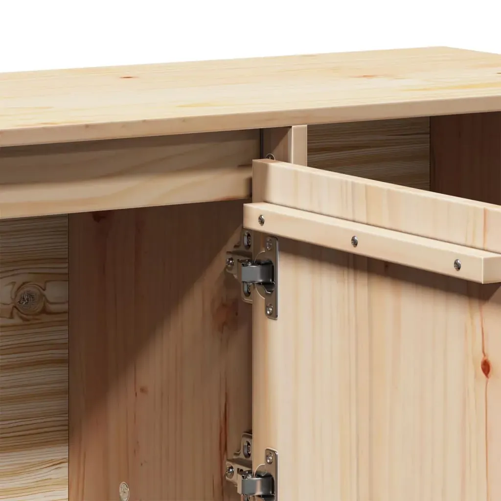 Sideboard 110.5x35x80 cm Solid Wood Pine Price
