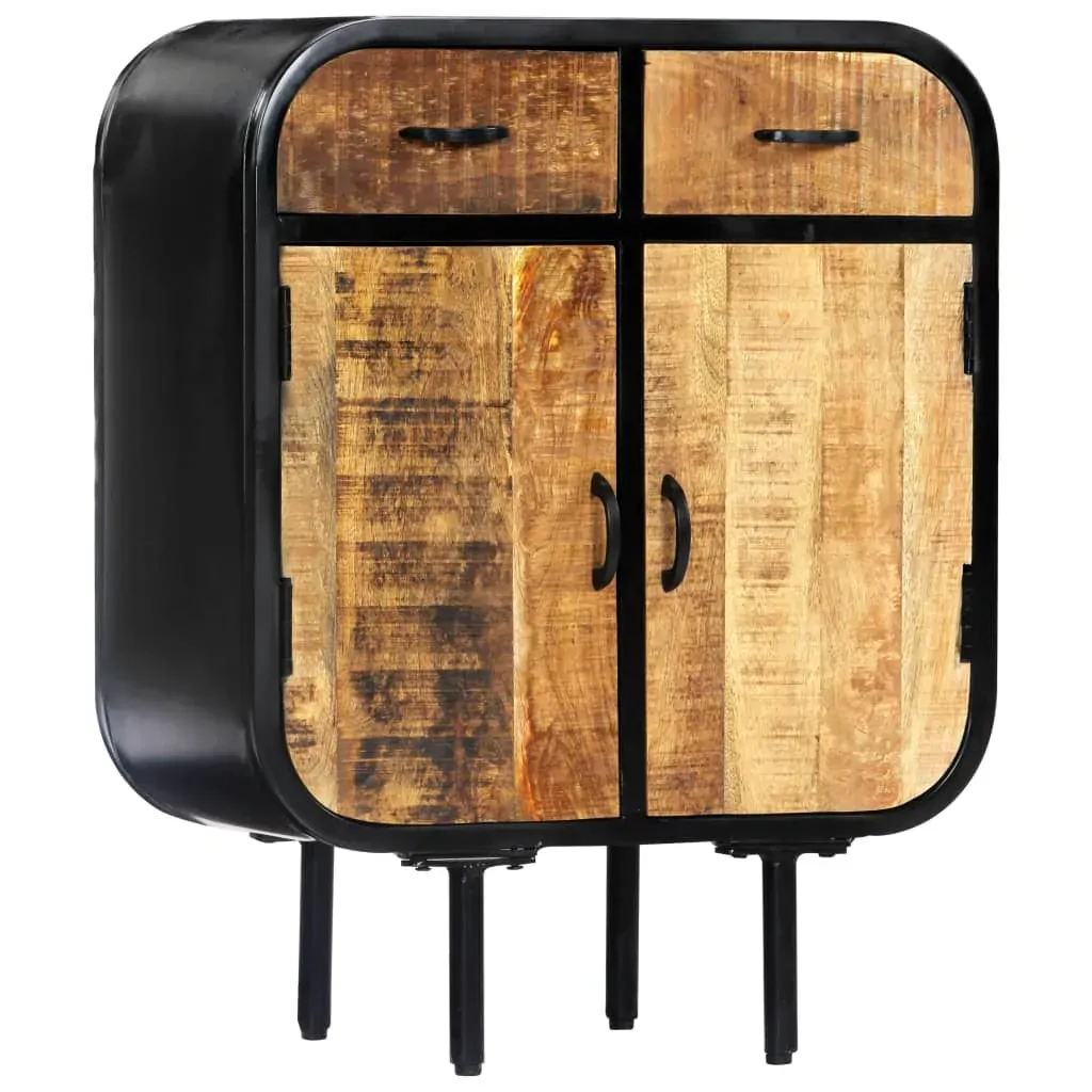Sideboard 60x30x75 cm Solid Mango Wood and Iron Price
