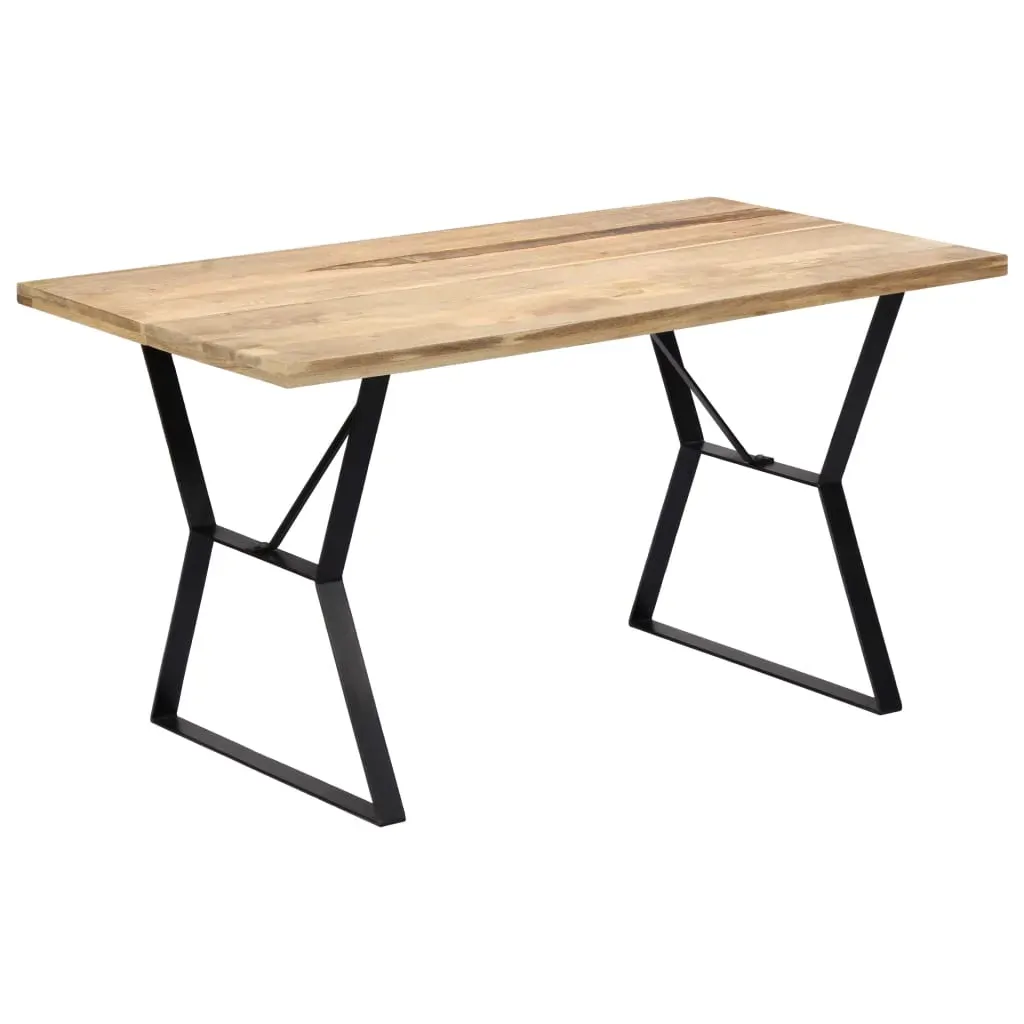 Dining Table 140x80x76 cm Solid Mango Wood Price