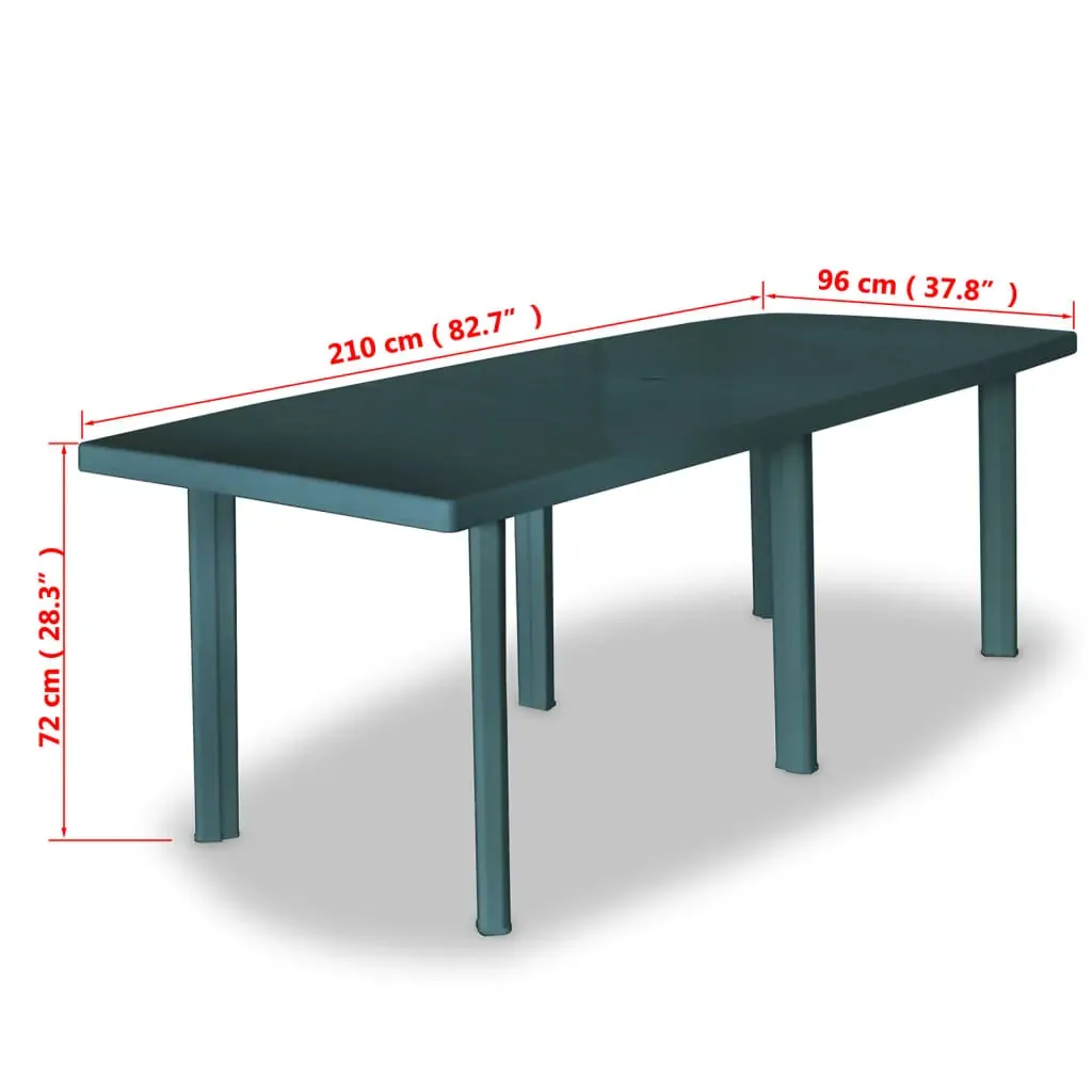9 Piece Outdoor Dining Set Plastic Price