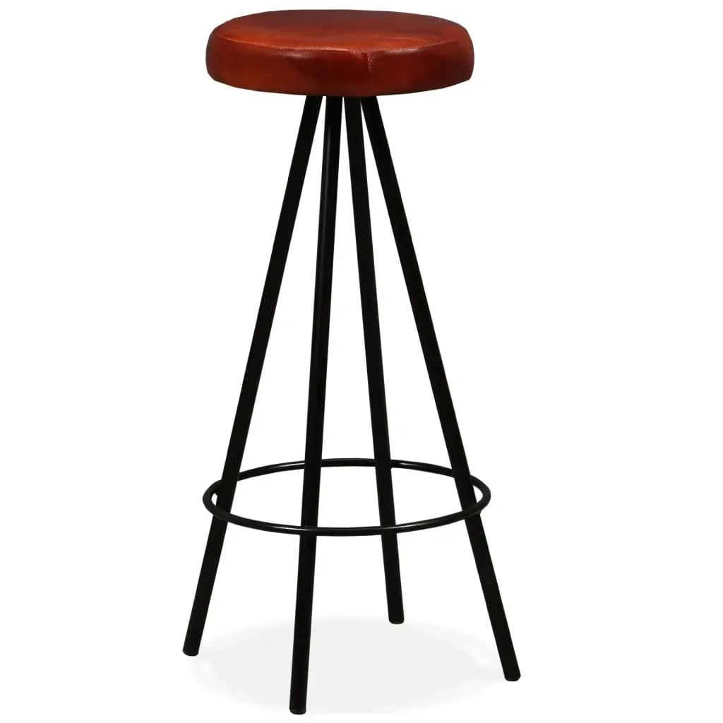 Bar Set Solid Wood Reclaimed and Genuine Leather Price