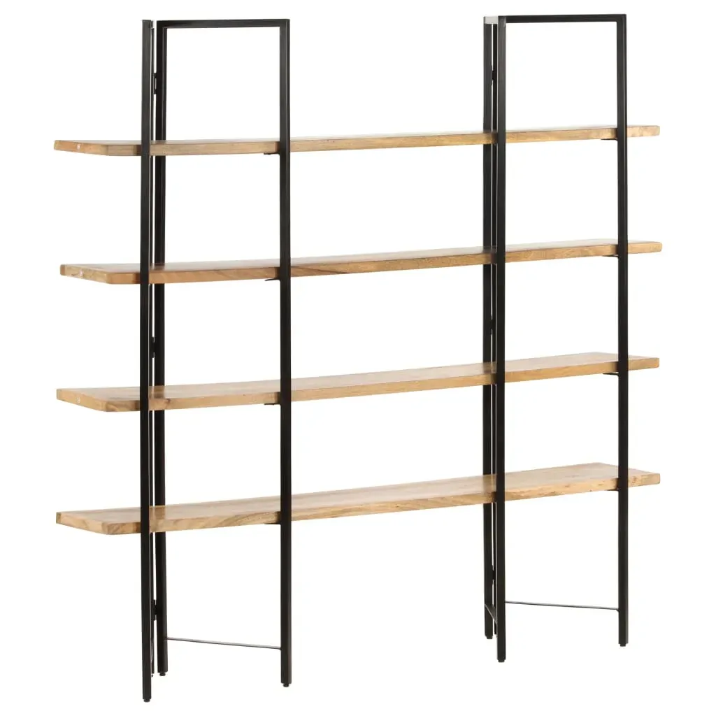 4-Tier Bookcase Solid Mango Wood Price
