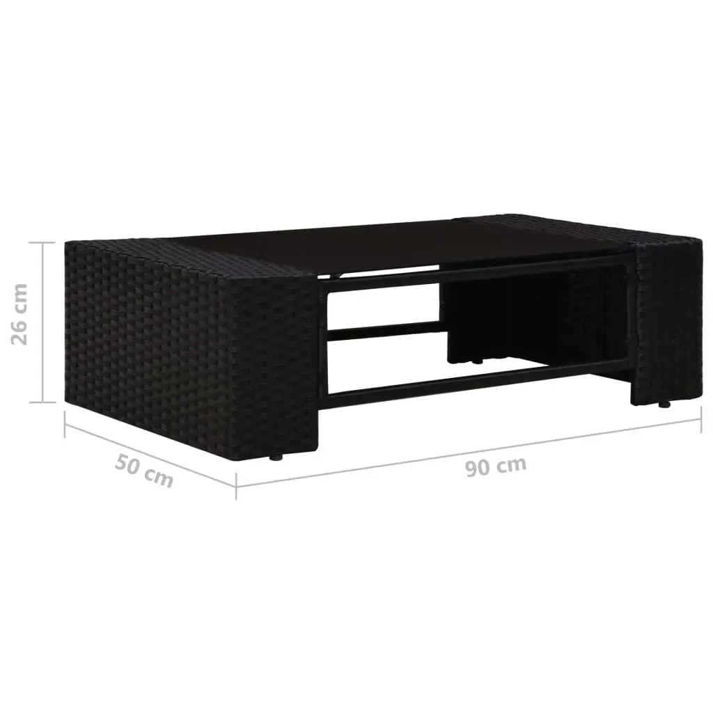 5 Piece Garden Lounge Set Poly Rattan Price