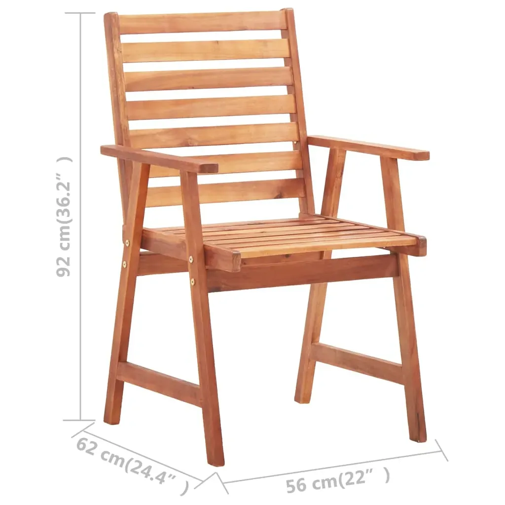 Garden Dining Set Solid Acacia Wood Price