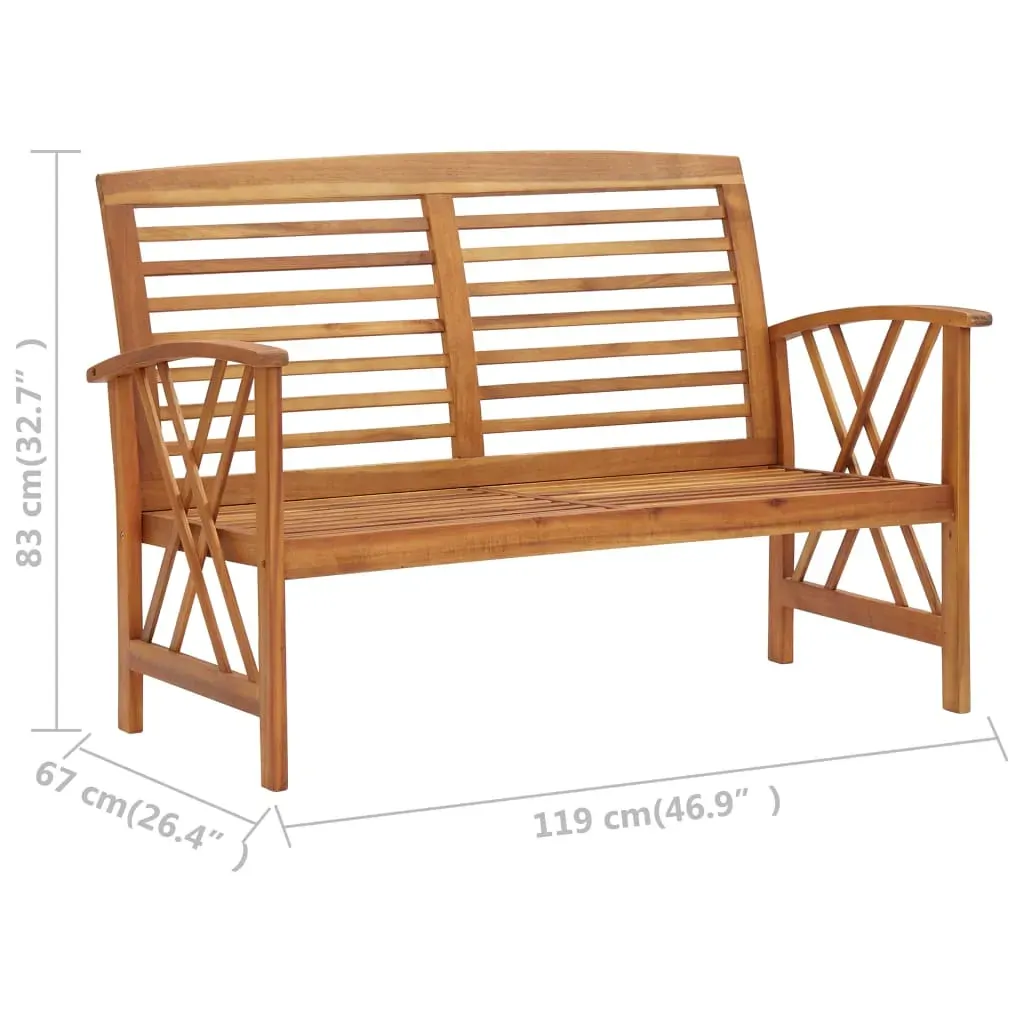 Garden Lounge Set Solid Acacia Wood (310266+310272) Price