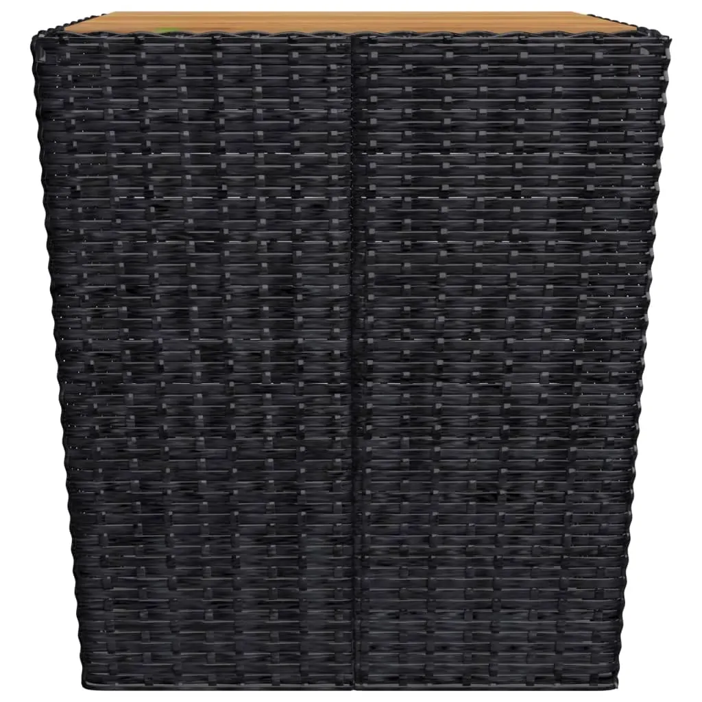 Bistro Set Poly Rattan and Acacia Wood Price