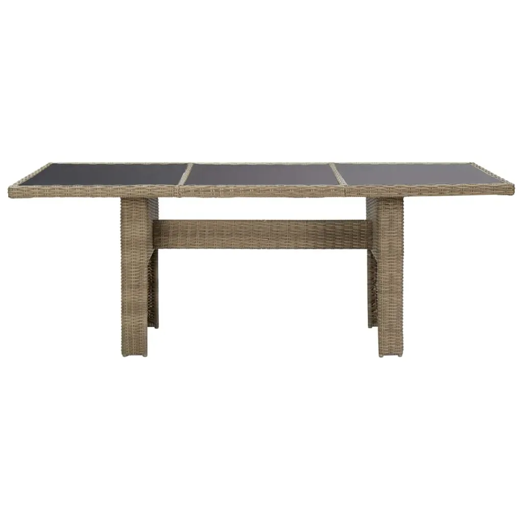 Garden Dining Set Poly Rattan Price