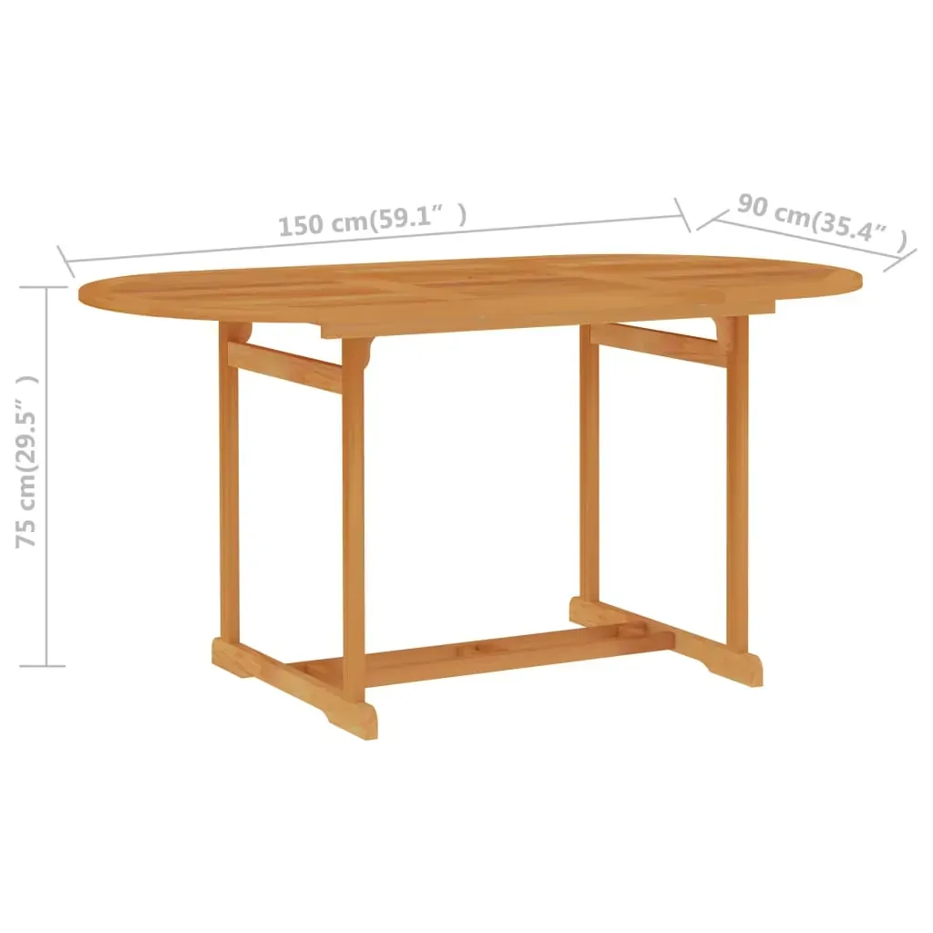 Garden Dining Set Solid Teak Wood Price