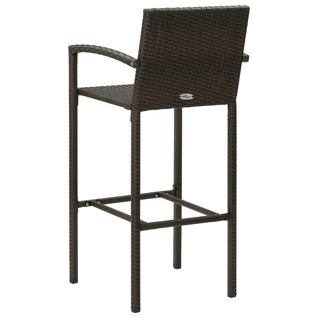 Garden Bar Set Poly Rattan Price