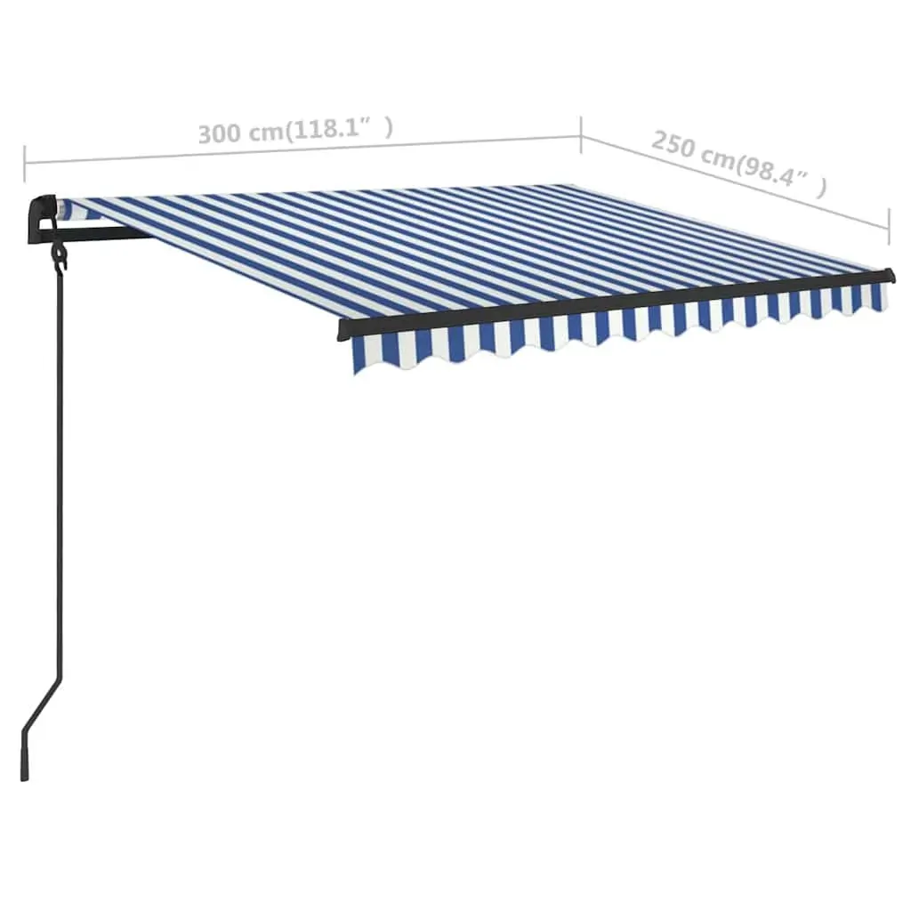 Manual Retractable Awning with LED Price