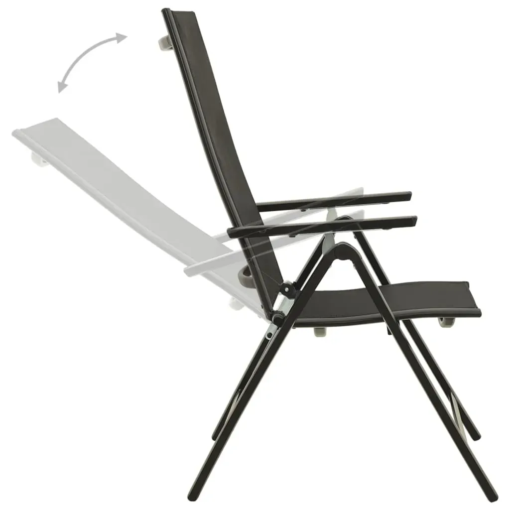 Garden Dining Set Aluminium Anthracite Price