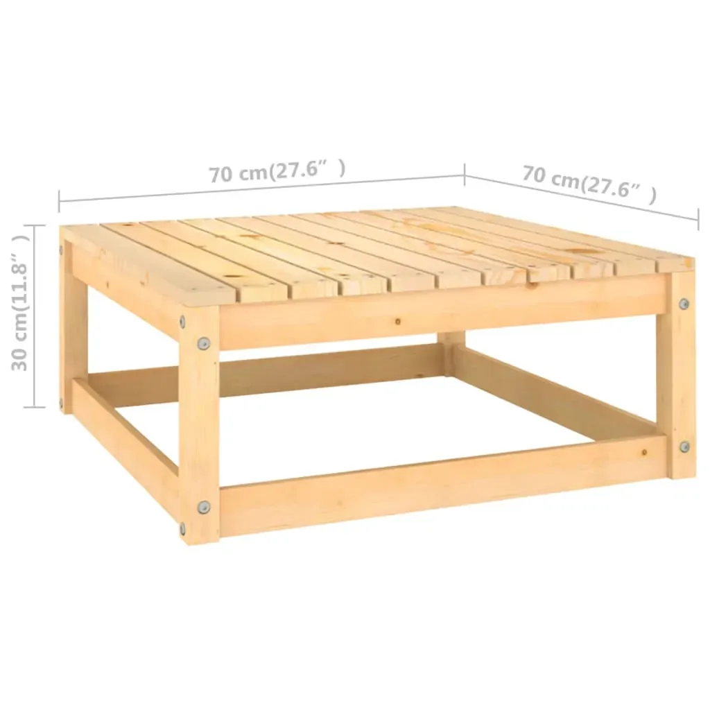10 Piece Garden Lounge Set Solid Pinewood Price
