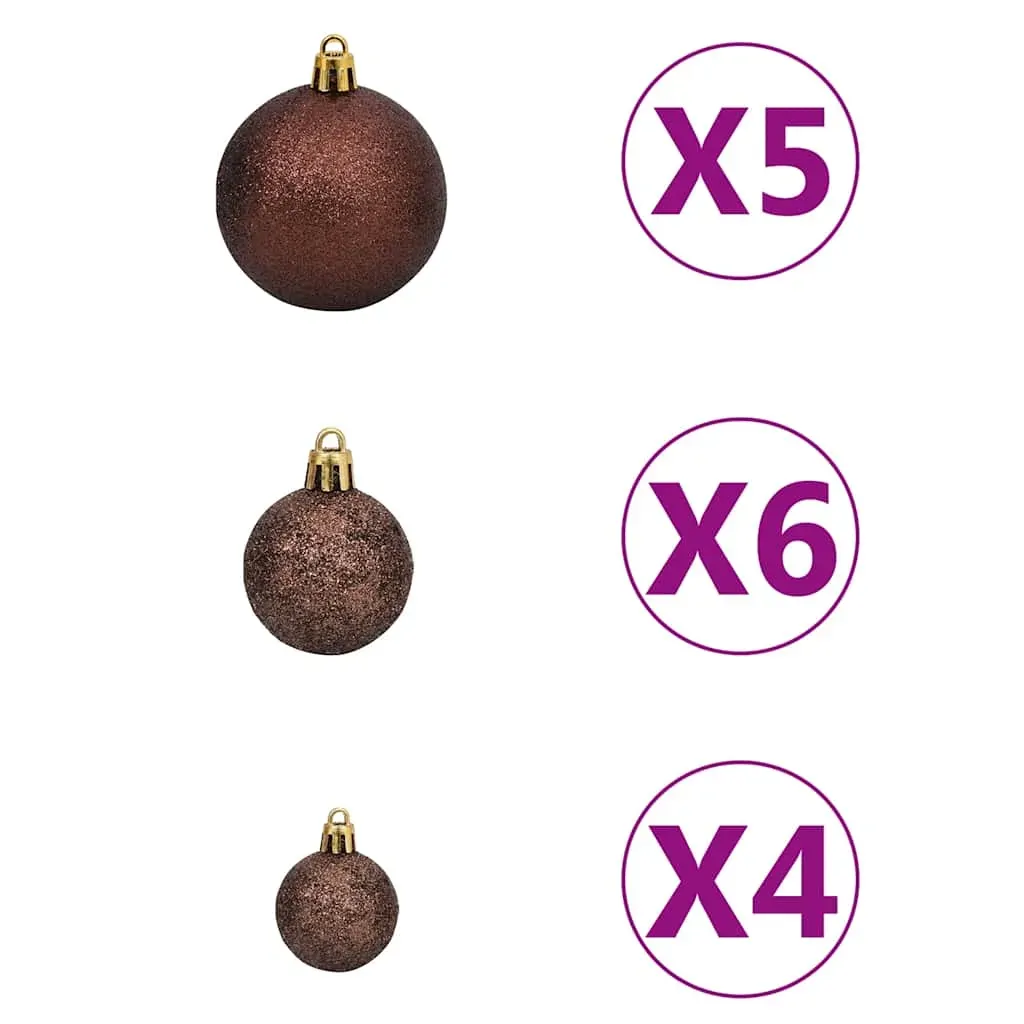 Slim Christmas Tree with LEDs&Ball Set Price