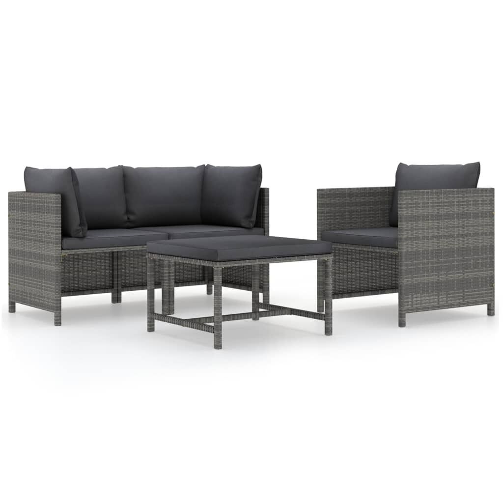 Sectional Sofa with Cushions Poly Rattan Price