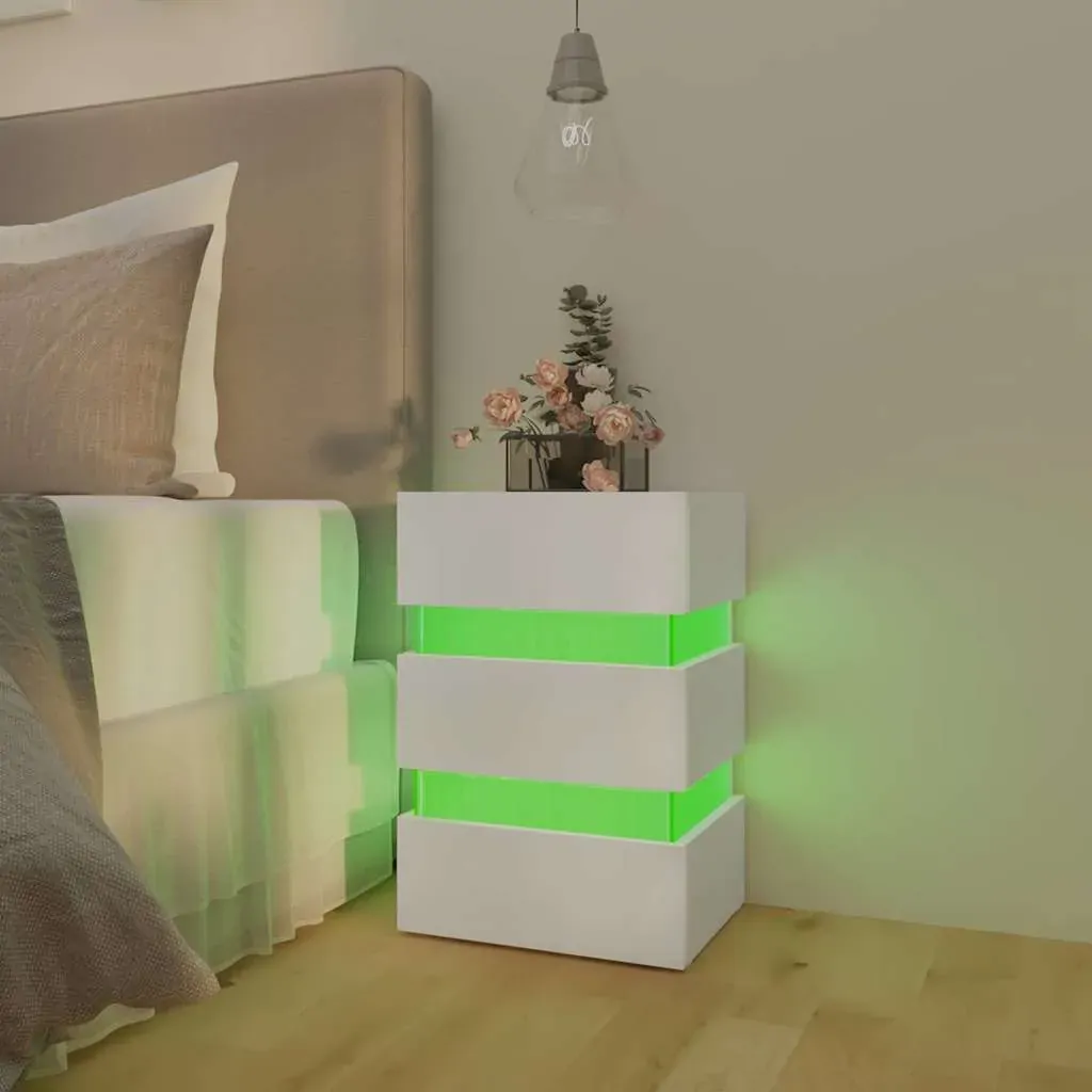 Jericho LED Bedside Cabinet 45x35x67 cm Engineered Wood Price