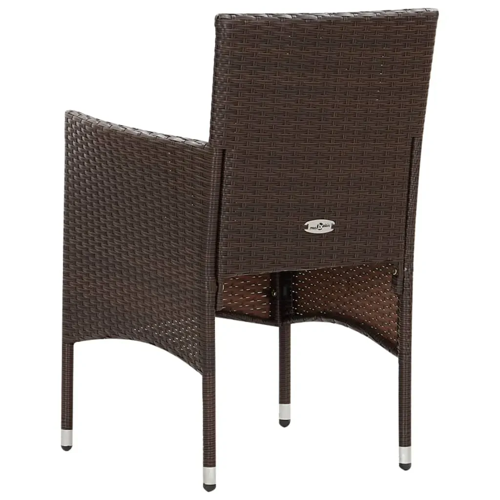 4 Piece Garden Lounge Set With Cushions Poly Rattan Price