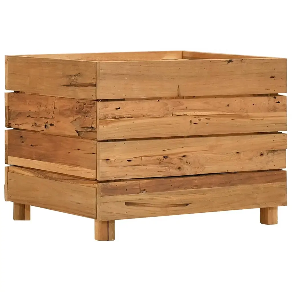 Raised Bed Recycled Teak and Steel Price