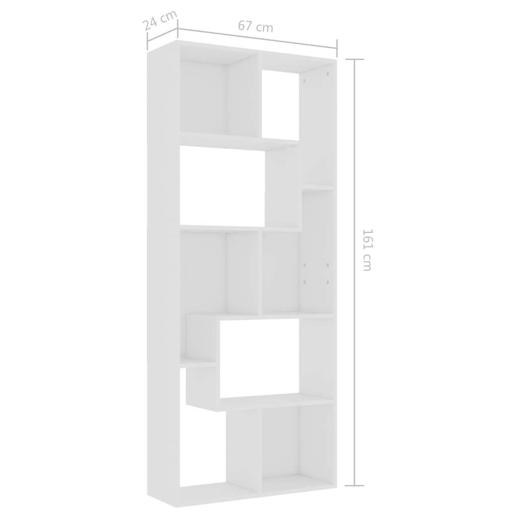 Book Cabinet 67x24x161 cm Engineered Wood Price
