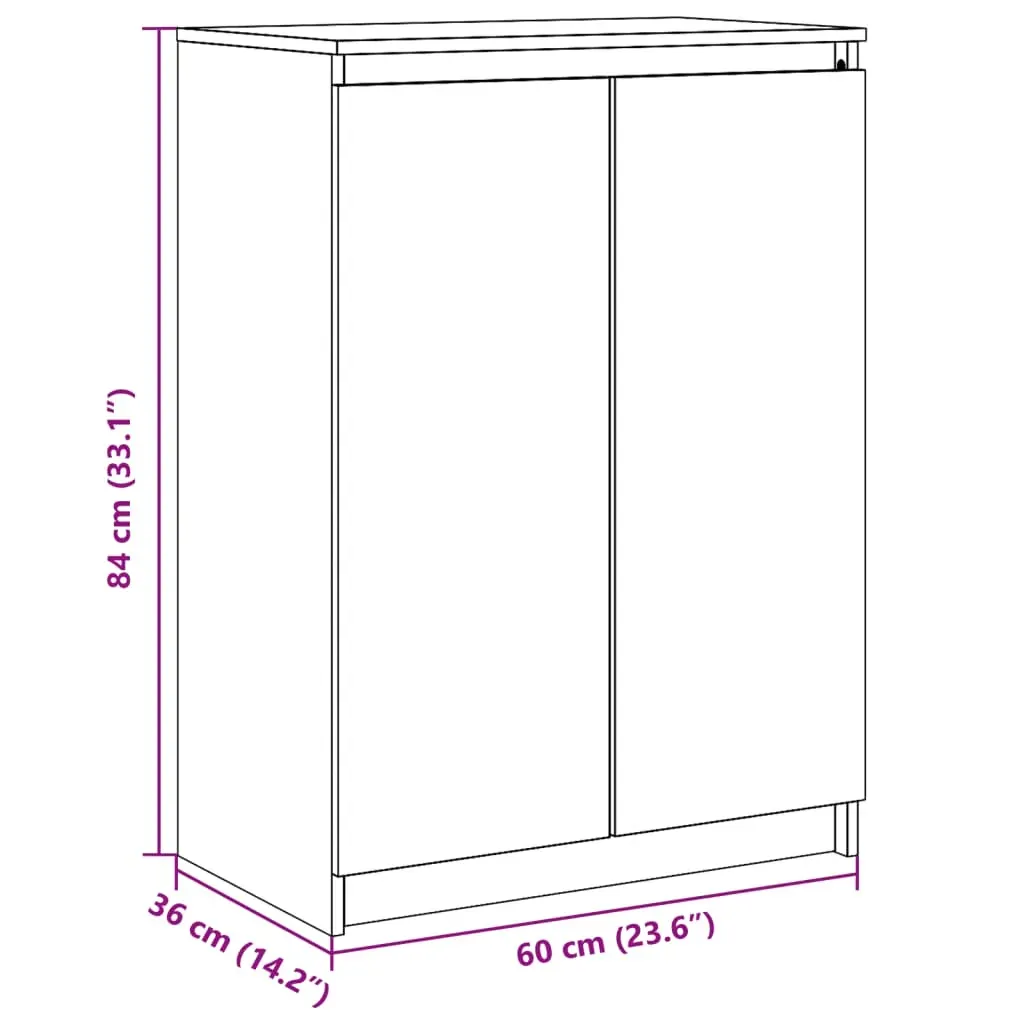 Sideboard 60x36x84 cm Solid Pinewood Price