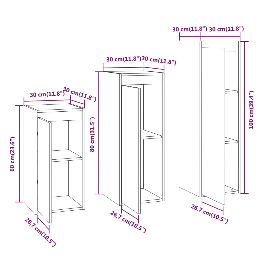 Champlin TV Cabinets 3 pcs Solid Wood Pine Price