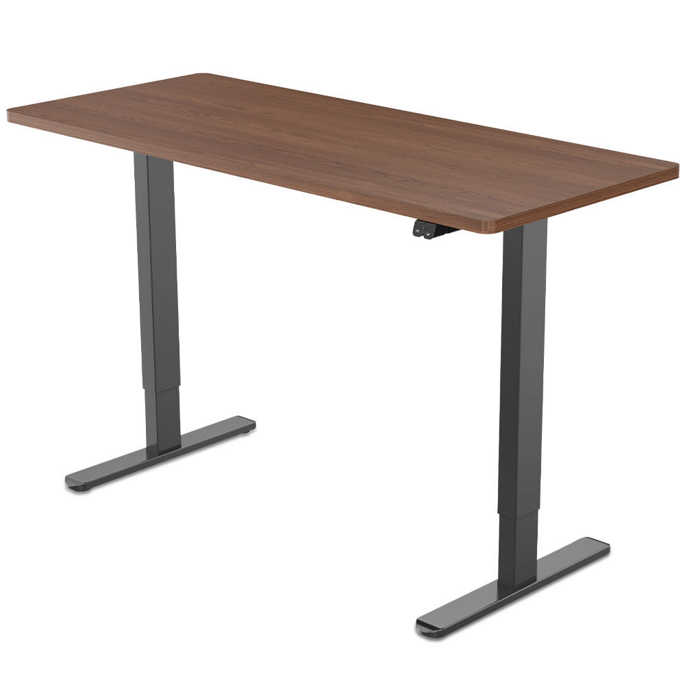 FORTIA Sit Stand Standing Desk, 72-118cm Height Adjustable, 70kg Load, Frame Price