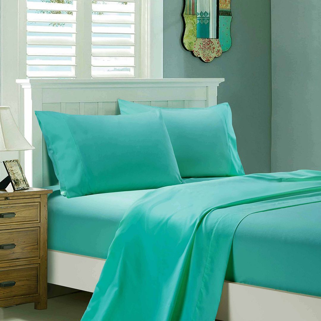 1000TC Ultra Soft King Single Size Bed Flat & Fitted Sheet Set Price