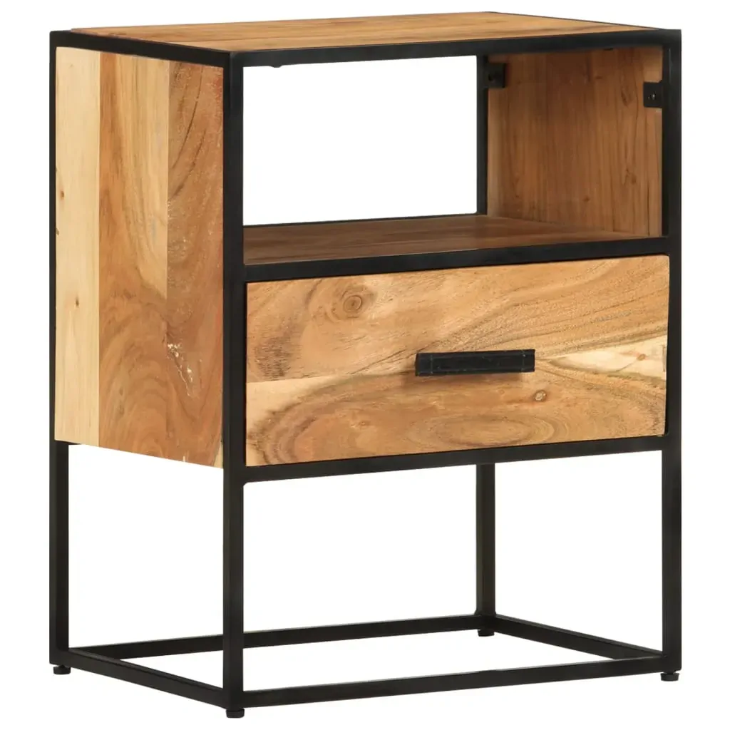 Bed Cabinet 40x30x50 cm Solid Acacia Wood Price