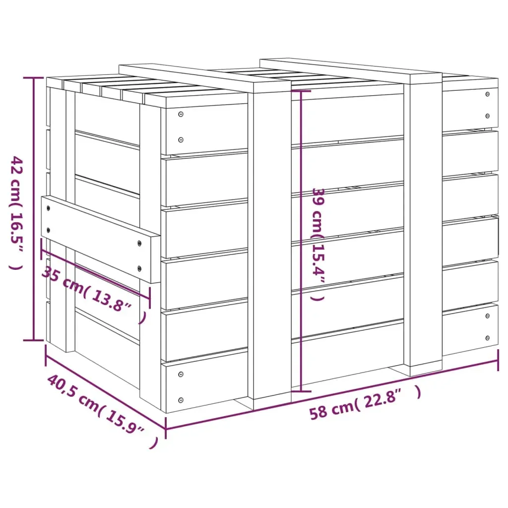 Storage Box Solid Wood Pine Price