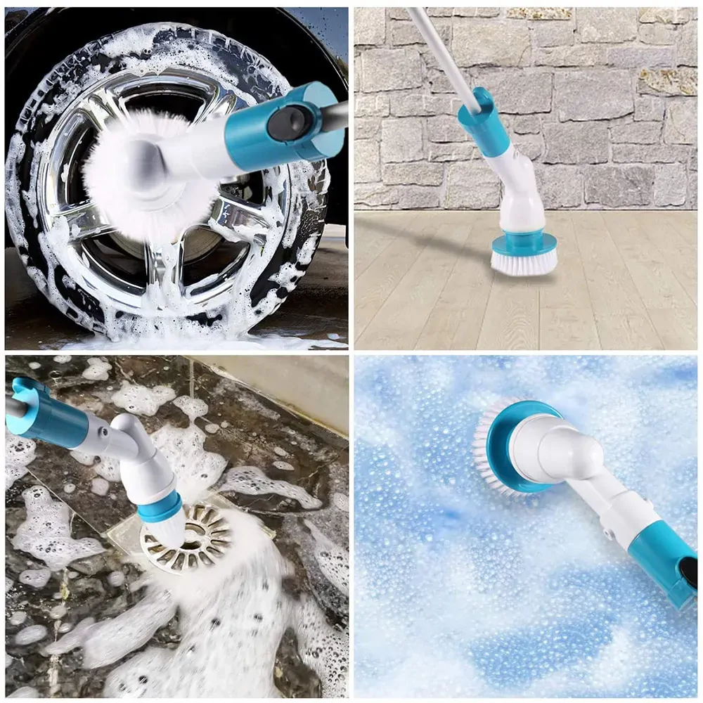 Electric Cordless Spin Scrubber Super Power Scrubber Turbo Scrub Clean Brush Price