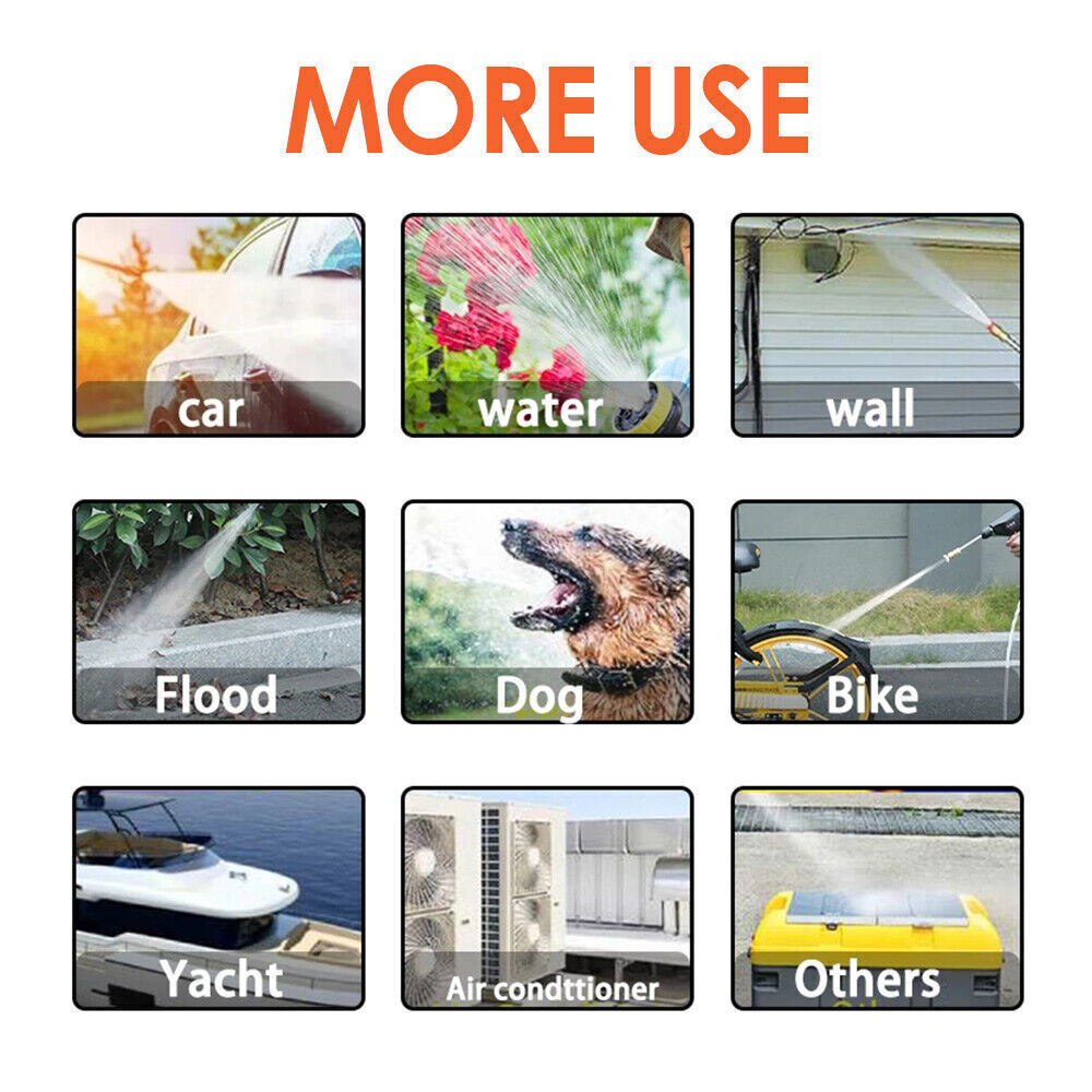 88V Cordless Electric High Pressure Washer Water Spray Gun Car Cleaner 2 Battery Price