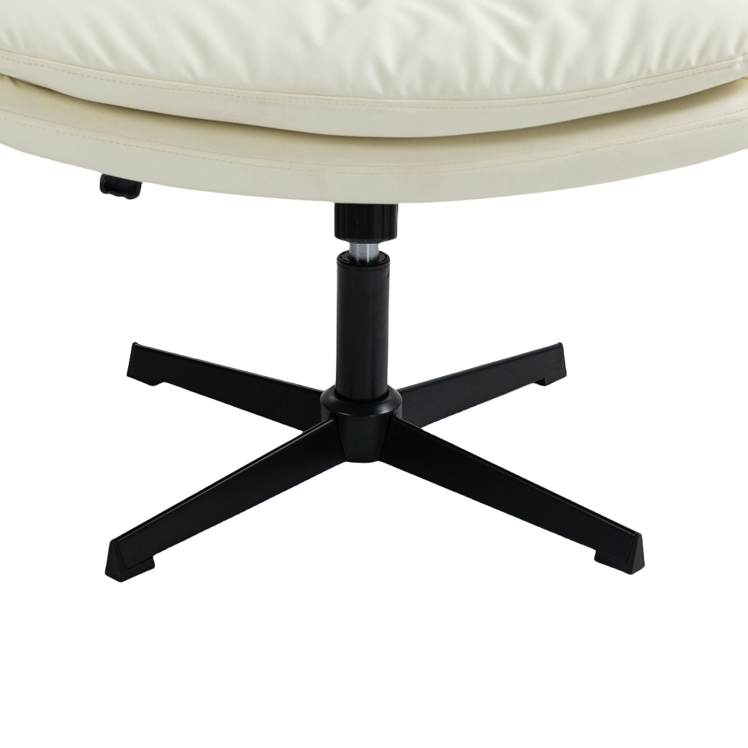 Faux Leather Home Office Chair -Beige Price
