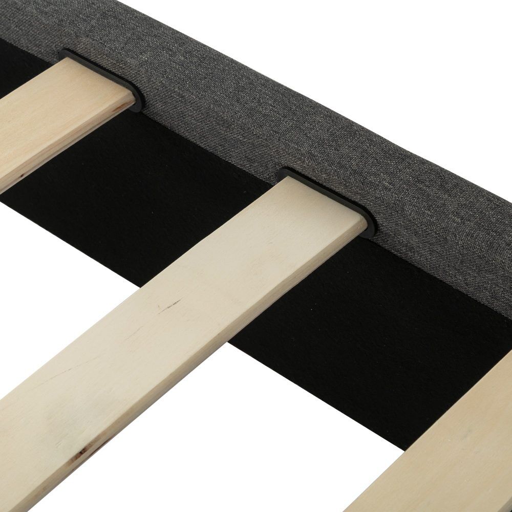 Bed Frame Mattress Foundation (Dark Grey) – Double Price