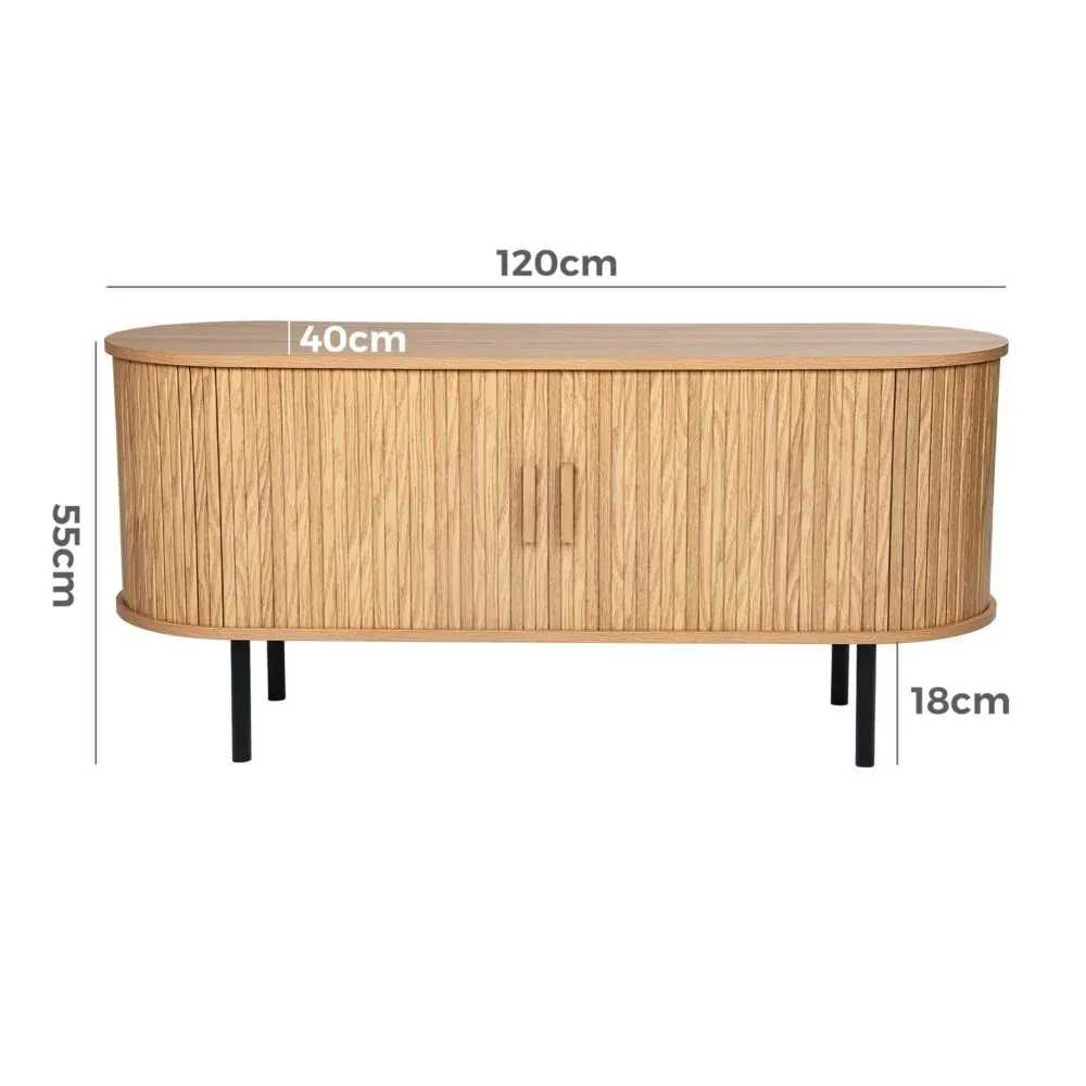 Ripple Sideboard with Sliding Doors — Earthy Elegance Redefined Price