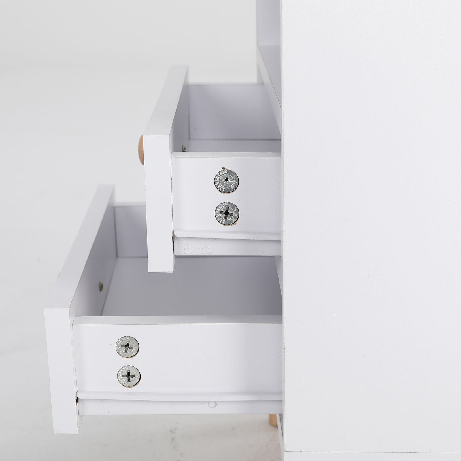 Bedside Table Side Storage Cabinet Nightstand Bedroom 2 Drawer ANYA - WHITE Price