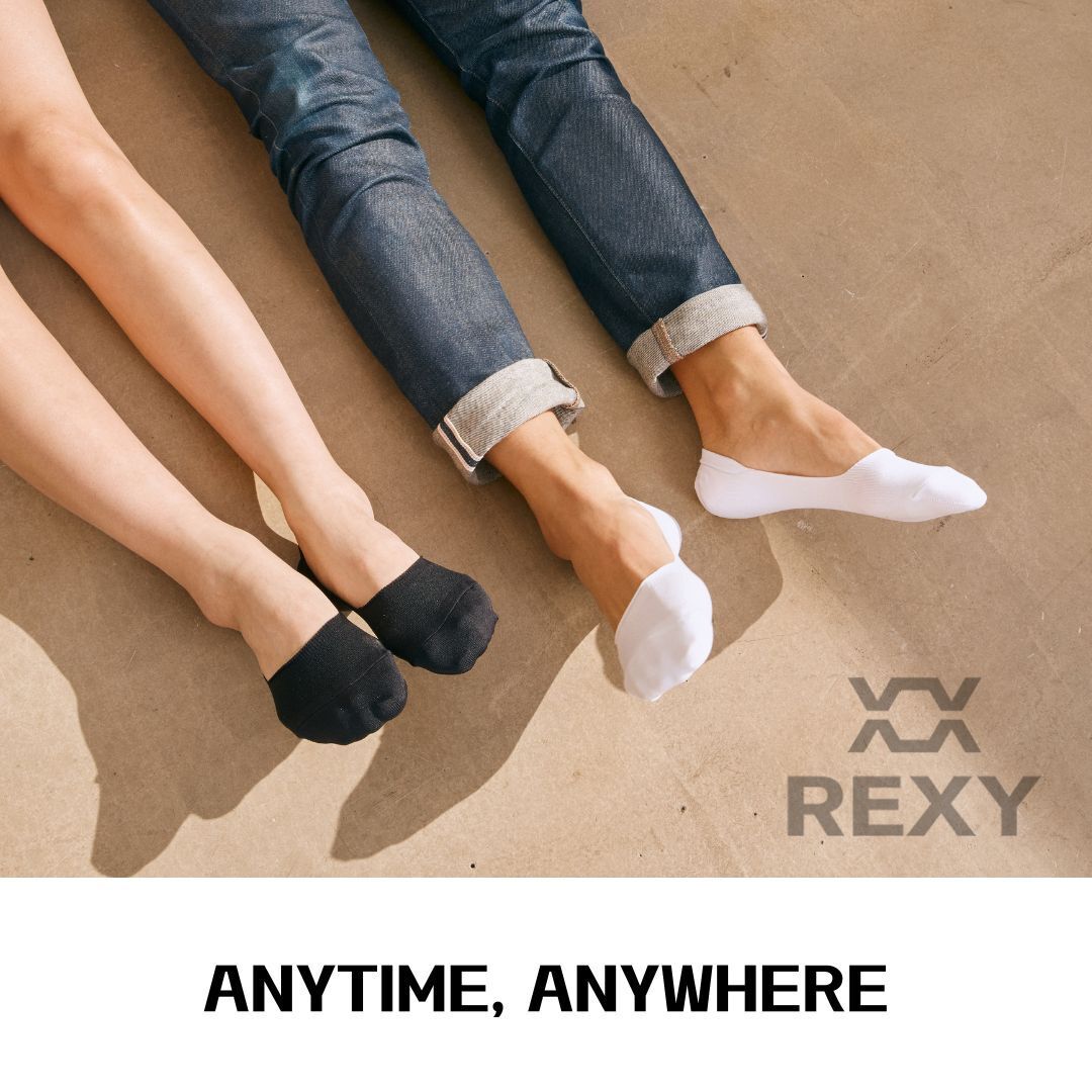 10X Rexy Daily No Show Ankle Socks Medium Non-Slip Breathable MULTI COLOUR Price