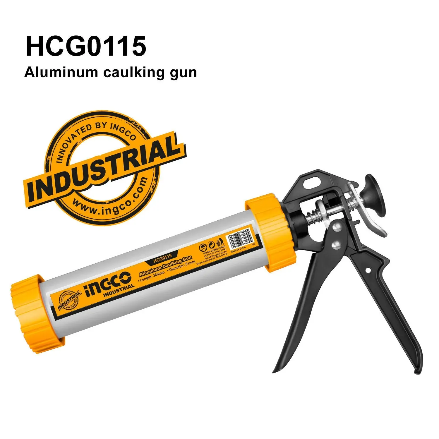Aluminum Caluking Gun 9" Sausage Sealing Silicone Sealant Glue Price